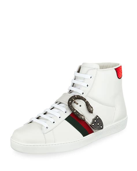 gucci ghost ace sneakers|gucci ace high top sneakers.